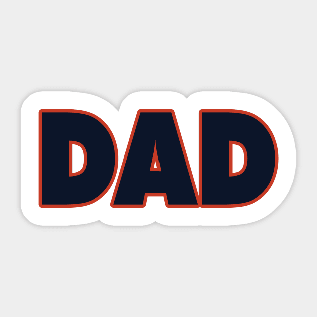 Chicago DAD! Sticker by OffesniveLine